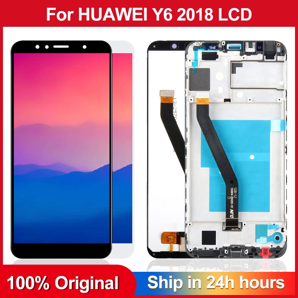 ЖК дисплей 5 7 ''для Huawei Y6 2018 с сенсорным экраном и дигитайзером для Prime ATU L11 L21 L22