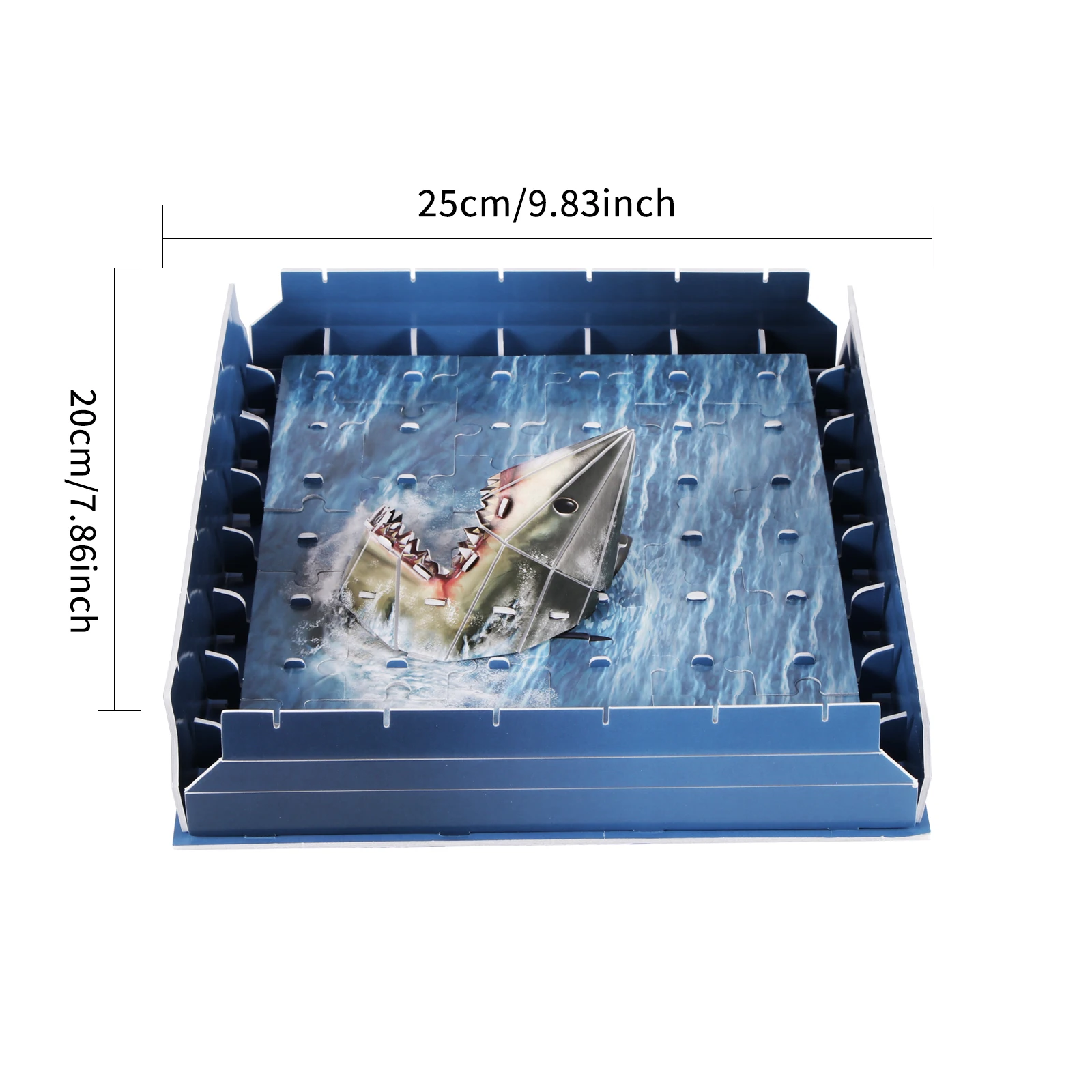 

Kid Brain Training Jigsaw Three Dimensional Puzzles Toy 3D Shark Puzzling Toy Child Educational Assemble Puzzle Jigsaw Toy Set