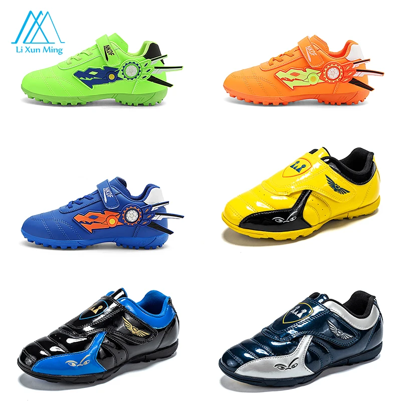 

2021 New Parent-child Trend Non-slip Anti-collision Summer Professional Flexible Wear-resistant Boys And Girls Football Shoes