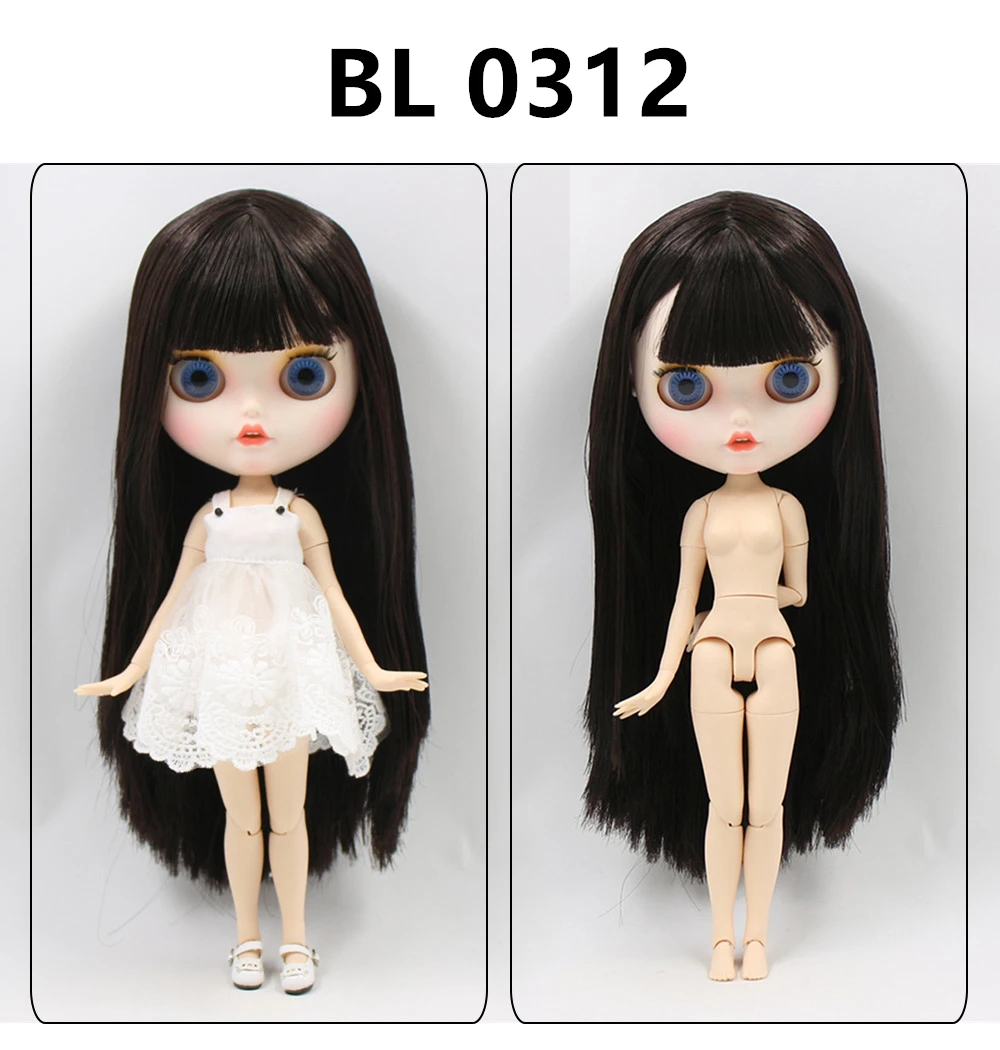 ICY factory blyth doll 1/6 BJD кукла стильный изысканный макияж тела маленький рот смайлик подарок для девочек Специальная цена