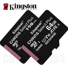 Карта памяти Kingston C10, карта Micro SD SDHC SDXC 128, U1, 32 ГБ, 64 ГБ, UHS-I ГБ