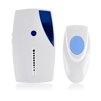 smart led indication wireless doorbell 36 tunes chime music door bell transmitter receiver 80 100m range remote control 1 pack
