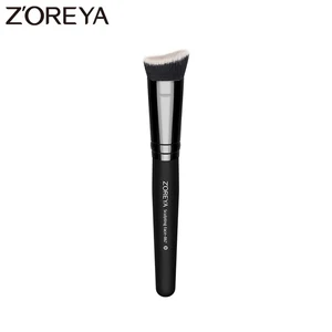 Бренд Zoreya женские остроконечные тональные кисти для макияжа Кабуки Макияж деревянная ручка инструмента синтетические кисти