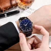 tingxi brand fashion trend mens quartz watch 2021 casual simple leather stainless steel temperament mens watch