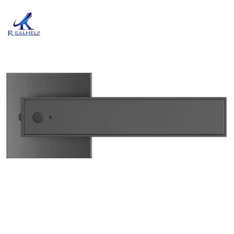 

Bedroom Simple Fingerprint Door Lock Door Handle Digital Keyless Smart Door Lock for 30-66mm Wooden Door Easy Install