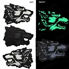 LIBERWOOD Wolf отражающая вставка светящийся в темноте военный тактический Браслет одежда значок для рюкзака аппликация пользовательские наклейки