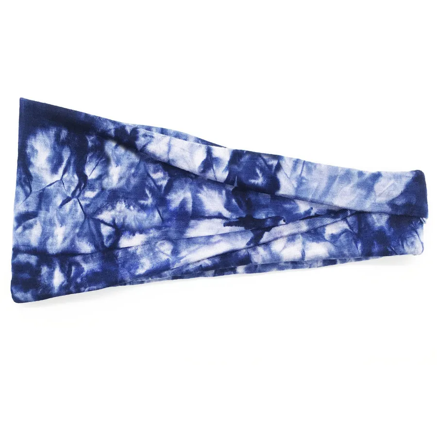 23 Tie Dye Велоспорт Йога Спортивная Повязка от пота мужчины Sweatband для мужчин женщин головные повязки для йоги головы Налобные повязки Спортивная безопасность - Цвет: 23