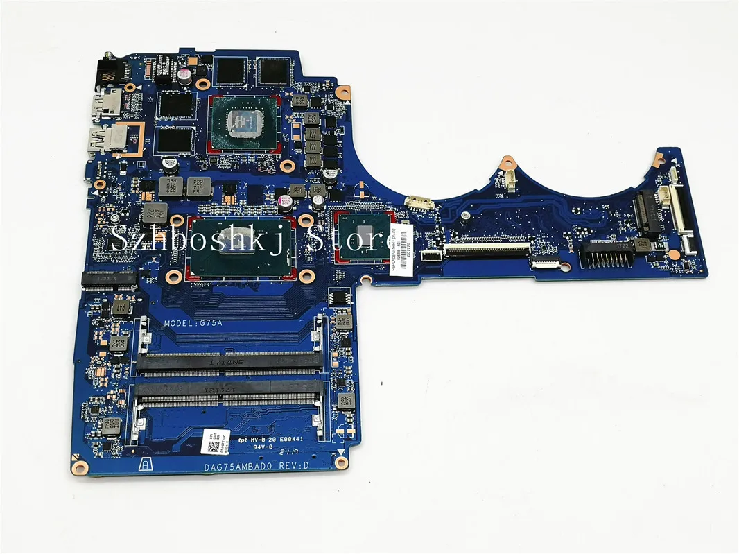 926305-601 926305-001 для hp 15-CB045WM 15-CB Материнская плата ноутбука с i7-7700HQ cpu GTX1050 4 Гб DAG75AMBAD0 926305-501