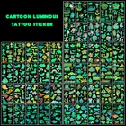 Светящиеся тату-наклейки, 5 шт.Лот, временный цвет, единорог, Русалка, динозавр, тату для детей, милая тату для тела, тату для детей