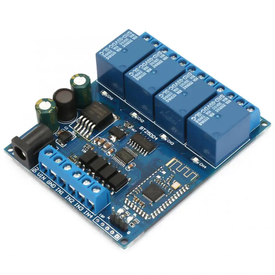 4 канала Wifi релейный модуль умный дом телефон приложение беспроводной