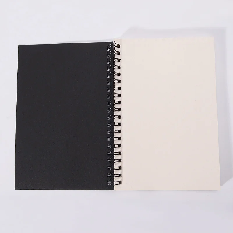 Black-White Inner Альбом для зарисовок Рисование Живопись граффити маленький 12*18 см мягкий чехол чистая бумага блокнот школьные офисные подушки канцелярские принадлежности - Цвет: Black-White Inner