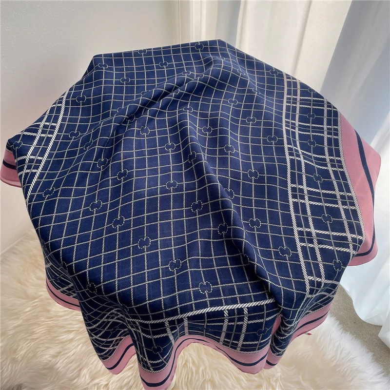 

New Women Plaid Scarf Shawls and Wrap Female Large Size Cotton Scarfs Spring Autumn Ladies Foulard Bandana Summer Beach Hijabs