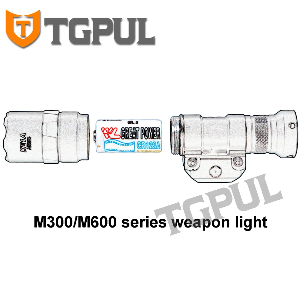 TGPUL M600 серия M600B мини разведчик света в сборе с дистанционным управлением