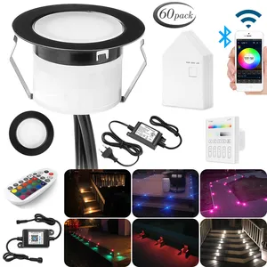 Светодиодный удлинитель с таймером, 60 светодиодов, 5 контактов, RGBWW, 45 мм, 12 В, IP67, Wi-Fi, Bluetooth