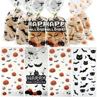 Подарочные пакеты с изображением пакет для конфет на Хэллоуин тыквы, призрачная летучая мышь, 50 шт., для на Хэллоуин с надписью Trick or Treat детских сладостей, упаковка для шоколада