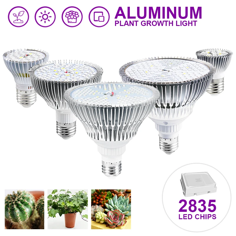 E27 full-spectrum plant light 40/78/120/150 hyd plant planting flowers and seedli LED plant growth light is suitable for indoor