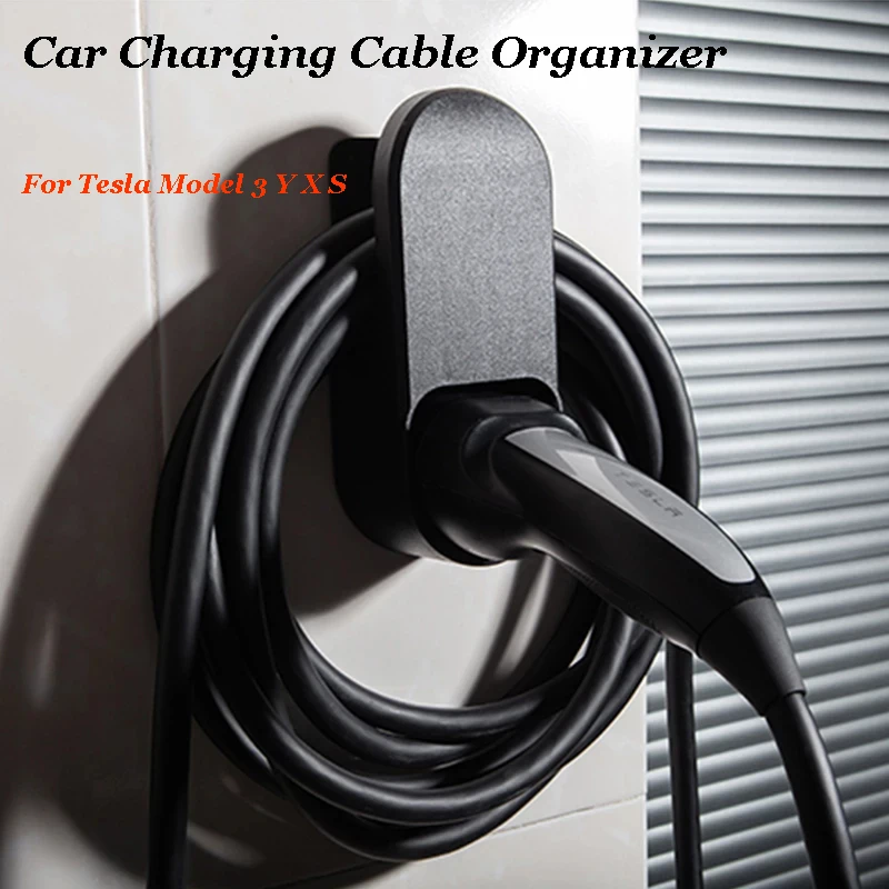 

Model3 2021 Car Wall-Mounted Charger Bracket For Tesla Model 3 S X Y Accessory Cable Storage Rack Connector Bracket