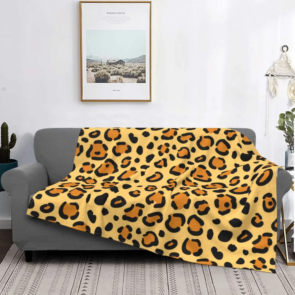 

Animal Leopard Spots Blanket Amazing Anti-pilling Flannel Blankets and Throws