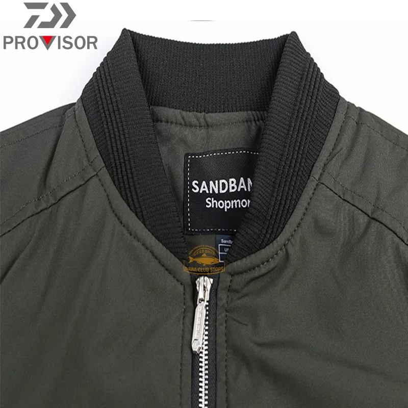 

DAIWA Fishing Jacket Autumn Thin Men's Outdoor Sports Fishing Jacket Climbing Climbing Collar Solid Color Jacket