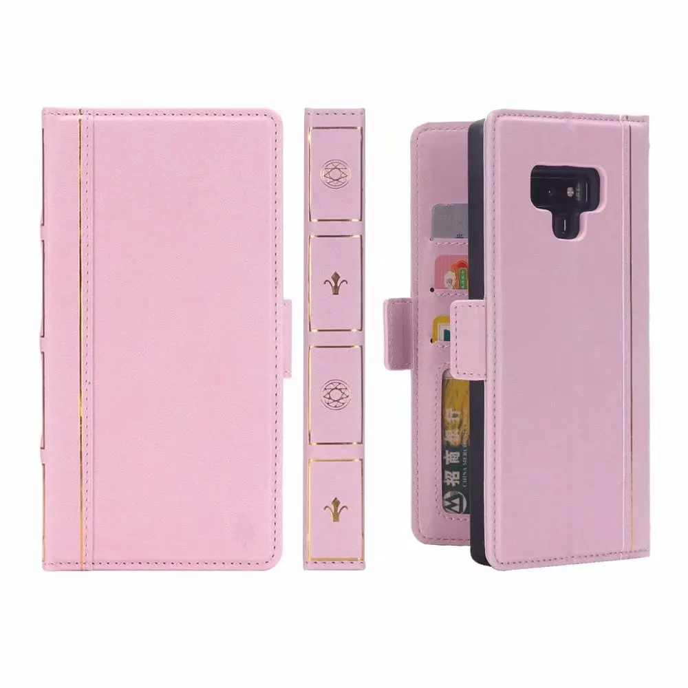 Holy Bible book Style Magnetic Phone Cover for Samsung Galaxy Note 9 Note 8 S9 Plus S8 Plus Retro PU Leather Flip Wallet Case