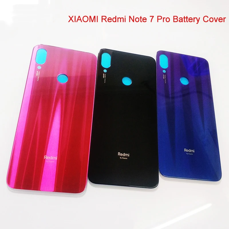 Задняя стеклянная крышка батарейного отсека Xiaomi redmi note 7 pro задняя корпуса сменная