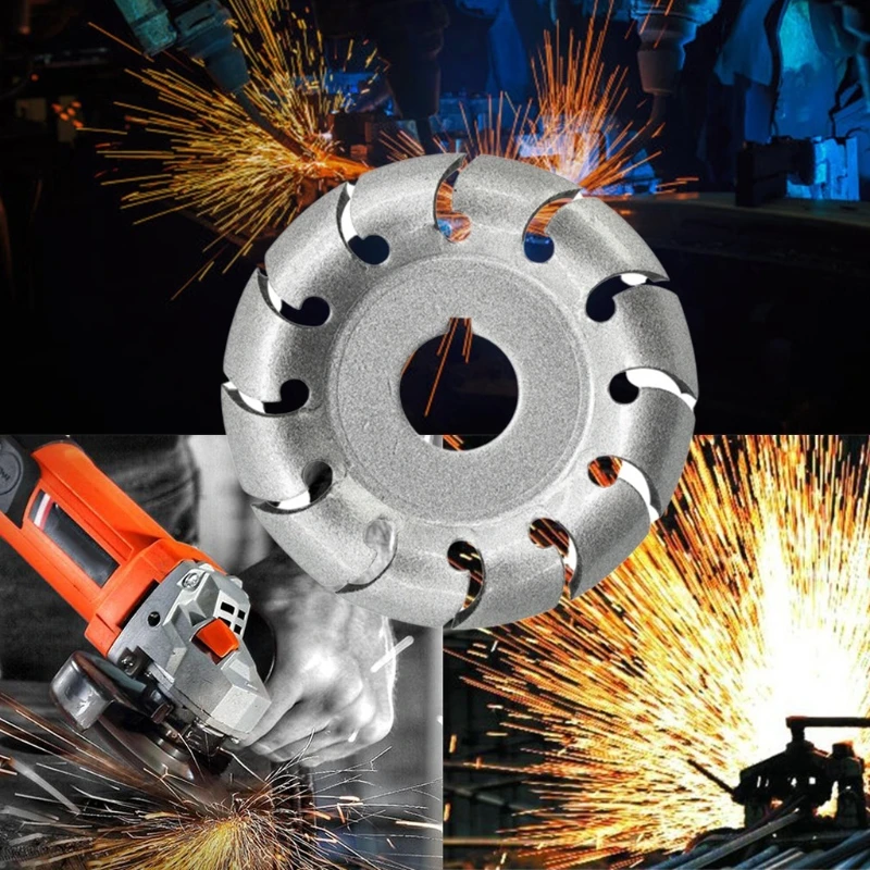 

12 Teeth 65/90mm Multifunctional High Hardness Wood Carving Disc Angle Grinder Woodworking Tool Accessories