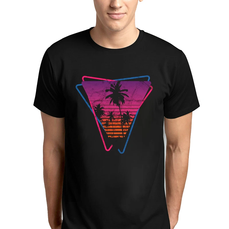 Synthwave Retrowave Aesthetic T Shirt Tops Quality Summer Funny Shirts Men Women Summer T-Shirt Boys Tshirt Aesthetic Clothes