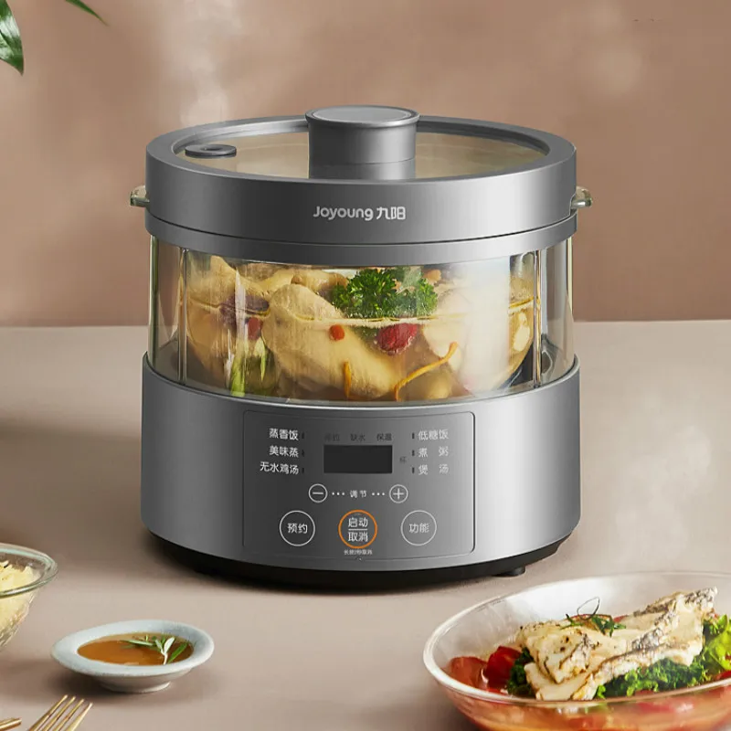 

JRM0202 Joyoung S160 Steam Rice Cooker Intelligent Low Sugar Household Multifunctional Automatic Rice Pot Borosilicate Glass