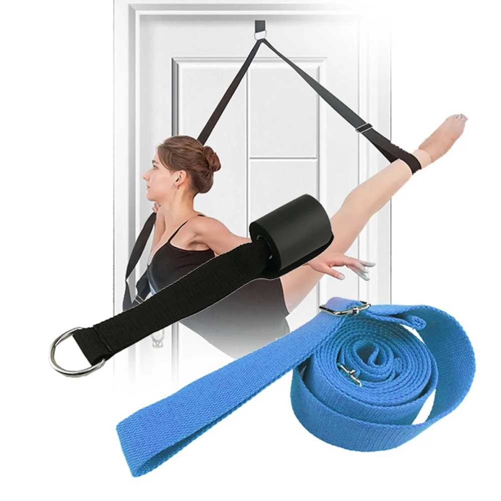 

Durable Yoga Strap Cotton Exercise Straps for Yoga Stretching General Fitness (Rose Red)