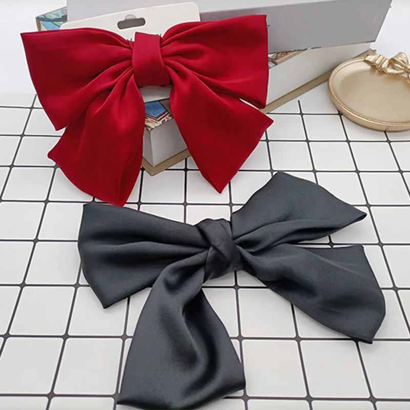 

Beautiful Big Bowknot Gifts Hot Sale Hair Clip Bow Barrette Hairpin Hair Accessories High Quality New Arrival Party Large Ribbon