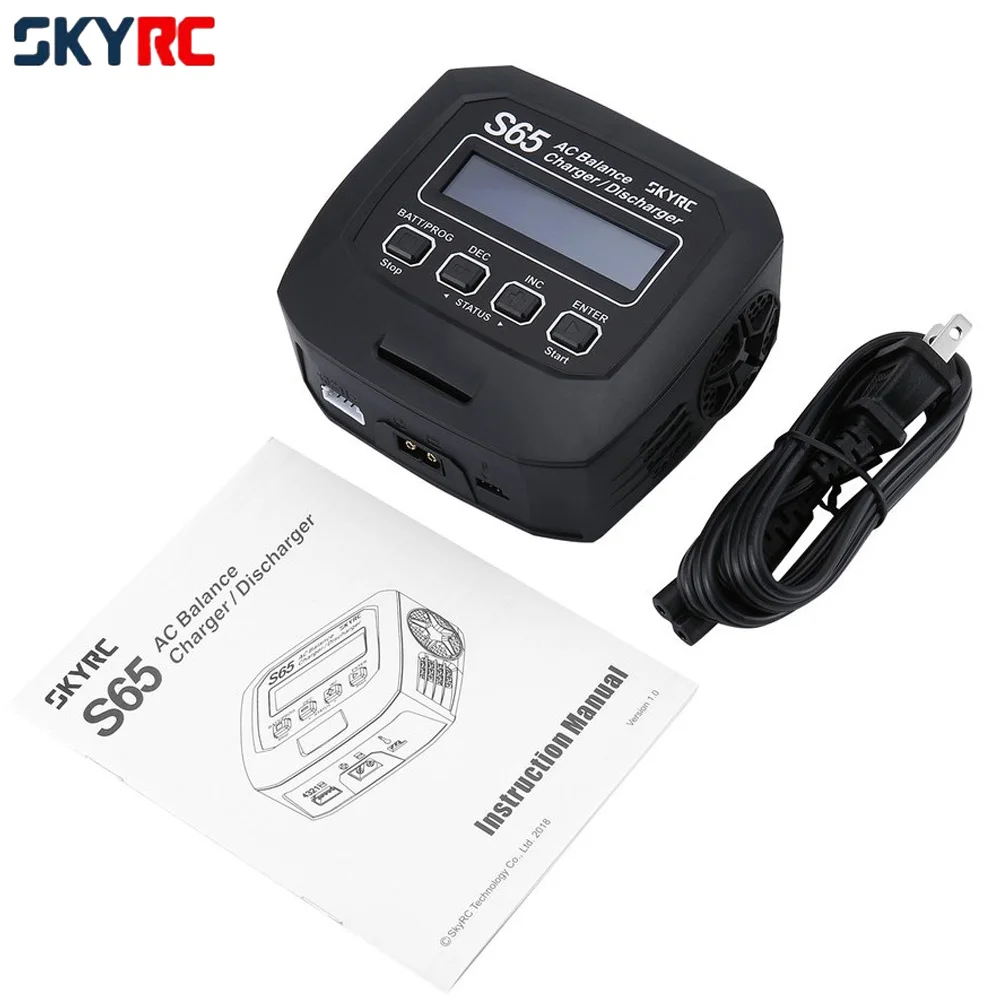 1 шт. SKYRC S65 65 Вт 6A AC балансирующее зарядное устройство для литий полимерных