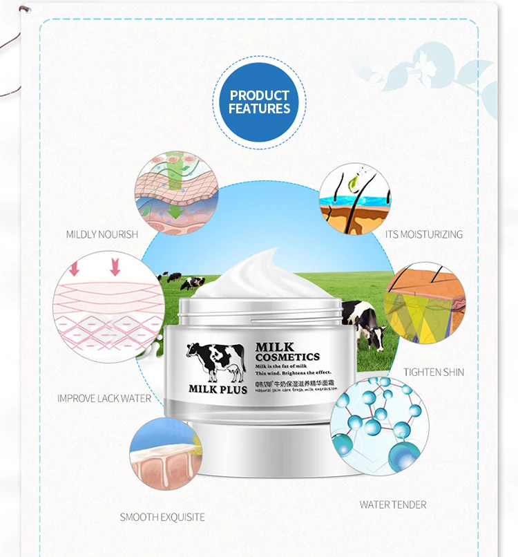 

Private label milk white face essence cream