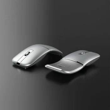 Ultra-thin Rotatable Wireless Mouse Rechargeable Bluetooth Silent Ergonomic Computer For Mac Tablet Macbook Laptop Gaming Office 1