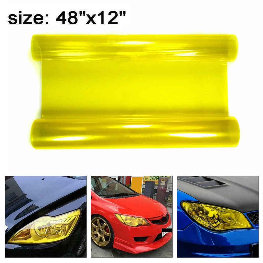 

Waterproof Lamp Film Fog Light Headlight Sporty Racing Universal Vinyl