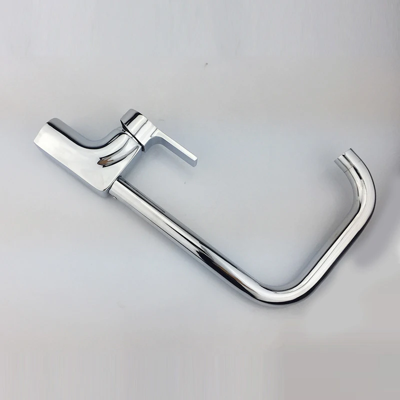 Chrome Kitchen Mixer Faucet SDSN Brass Sink Seven Word Polished Tap Hot Cold Water | Обустройство дома