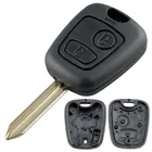 Чехол для автомобильного брелока с двумя кнопками, Сменный Чехол для пульта дистанционного управления, подходит для ключей Peugeot Partner Expert