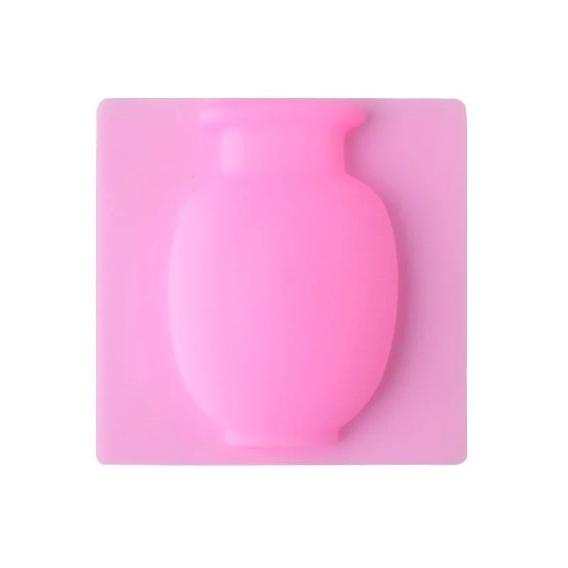 D-Refrigerator Silicone Sticky Vase on The Wall Flower Pot Magic Plant Vases Container for Home Decorations | Дом и сад