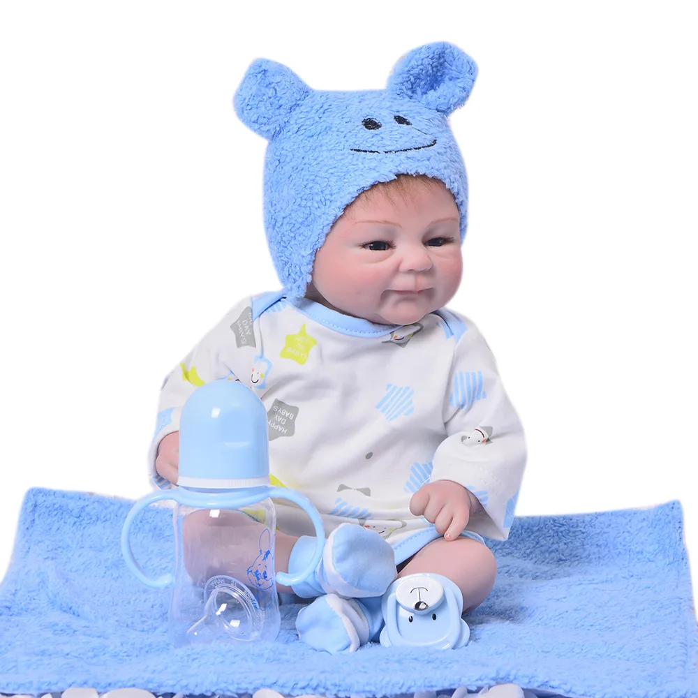 Реалистичная 17 дюймов Bebe Кукла реборн игрушка 42 см силиконовая кукла реборн Младенец Девочка Мальчик Близнецы новорожденный малыш кукла подарок