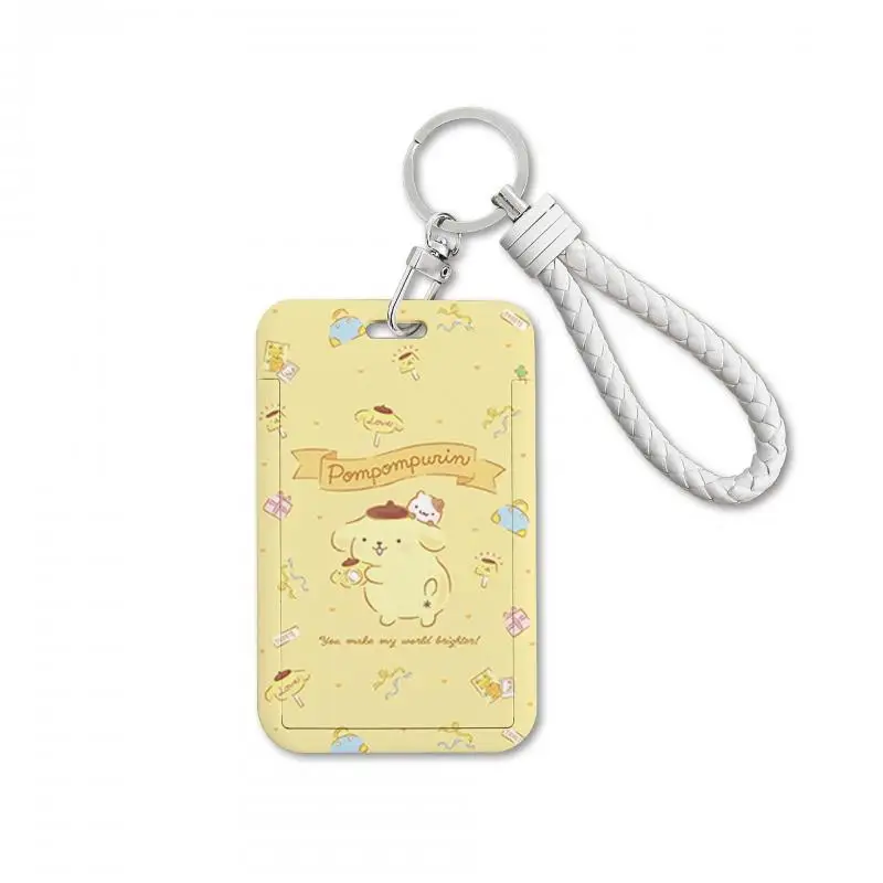 Kawaii Kuromi Hello Kt Melody Cinnamorol Onpompurin Kitty Girls Lanyard Id Card Boys Neck Strap Keychain Case Holder Charm Toys |