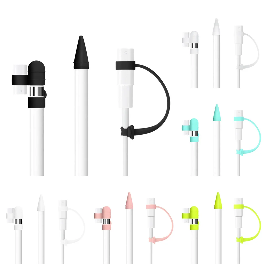 Новинка 2019 подходит для Apple Pencil 1st мягкий силиконовый колпачок защитный