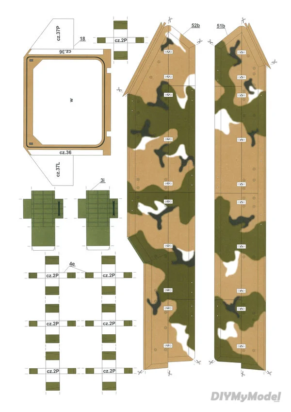 DIYMyModel-veh&iacute;culo de combate de la Marina de los Estados Unidos, hecho a mano juguete, rompecabezas, accesorios de pel&iacute;cula-2