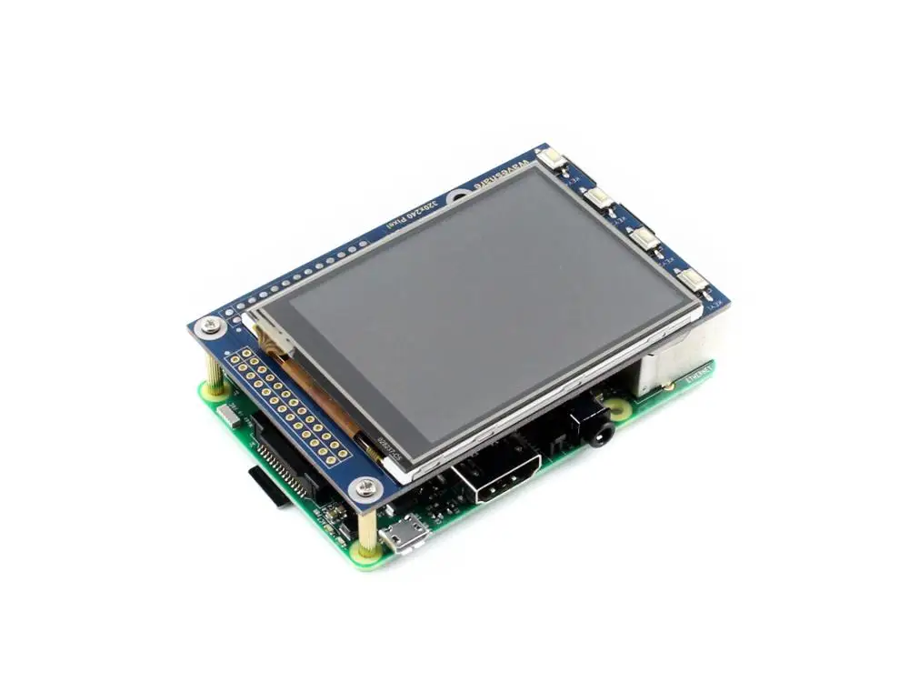 Waveshare 2 8 дюймовый RPi LCD (A) 320*240 резистивный сенсорный экран TFT с SPI интерфейсом