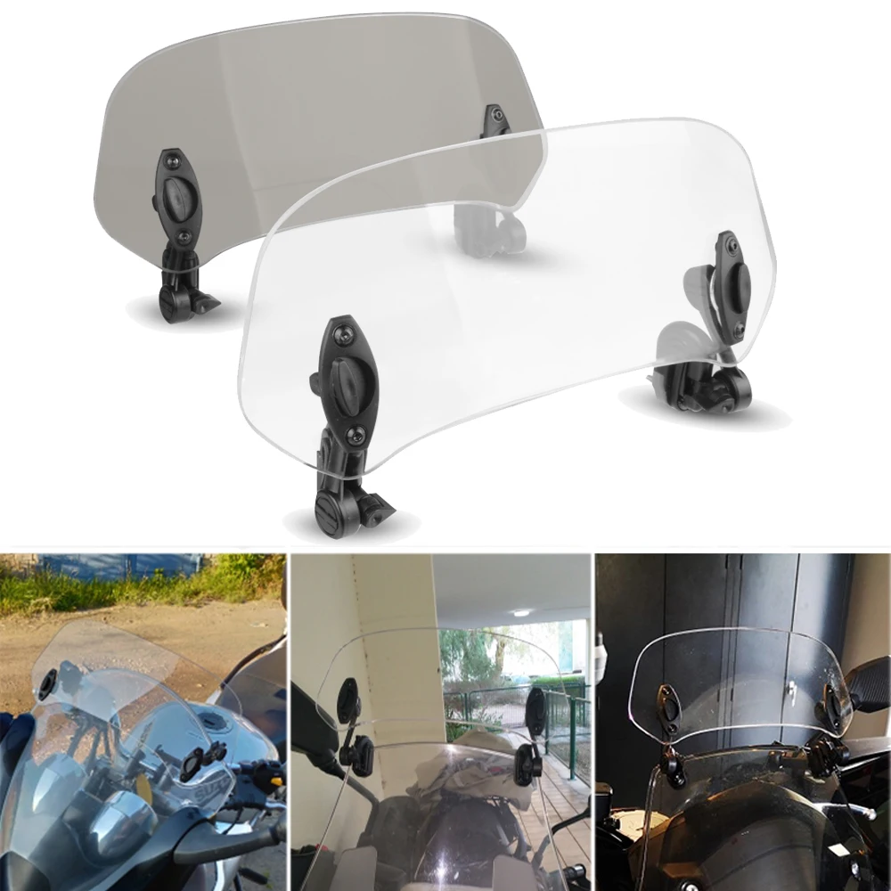 

For Yamaha Tmax 530 T-max dx sx 2012-2019 tmax 500 XP500 Motorcycle Risen Adjustable Windscreen Windshield Extend Air Deflector