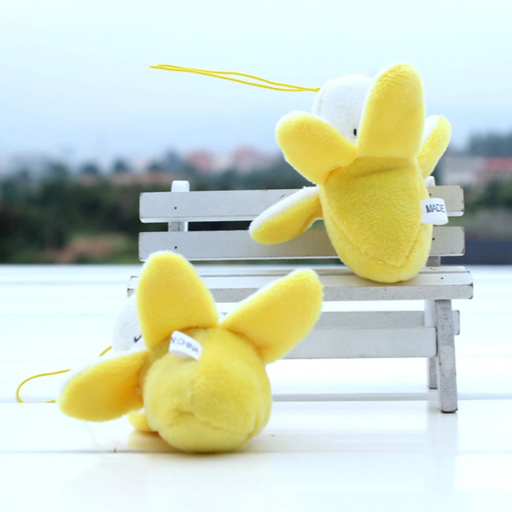 

1PC Cell Phone Handbag Banana Plush Doll Soft Toy Keychain Pendant