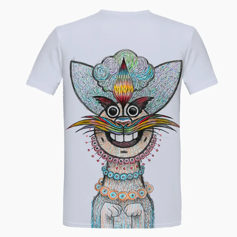 

Summer 2020 3D animal dog t-shirt, boys and girls fashion T-shirt, children's personalized printed children's clothing
