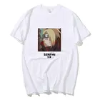 Футболки Harajuku akatsuki с рисунком аниме Deidara senpai, уличная одежда, летние футболки с рисунком в японском стиле