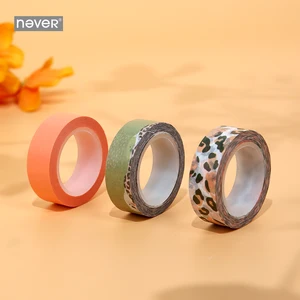 Малярный скотч Васи Never Leopard Grain планировщик для скрапбукинга, декоративные канцелярские принадлежности, школьные принадлежности