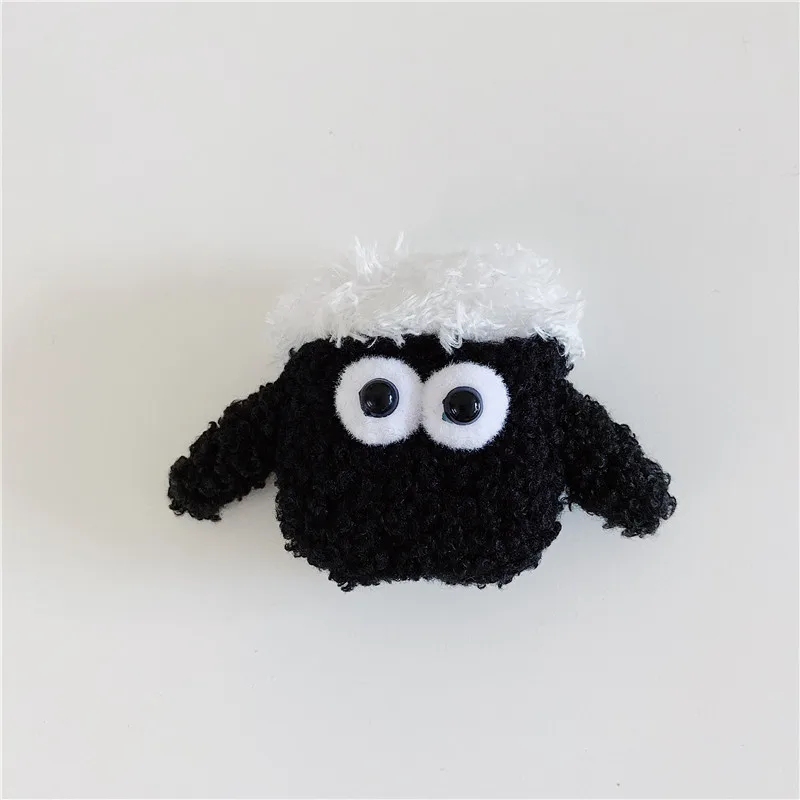 Милый 3D мультфильм Shaun овечка Модный мягкий плюшевый чехол для гарнитуры для Apple новые Airpods 1/2 крышка беспроводные bluetooth наушники чехол