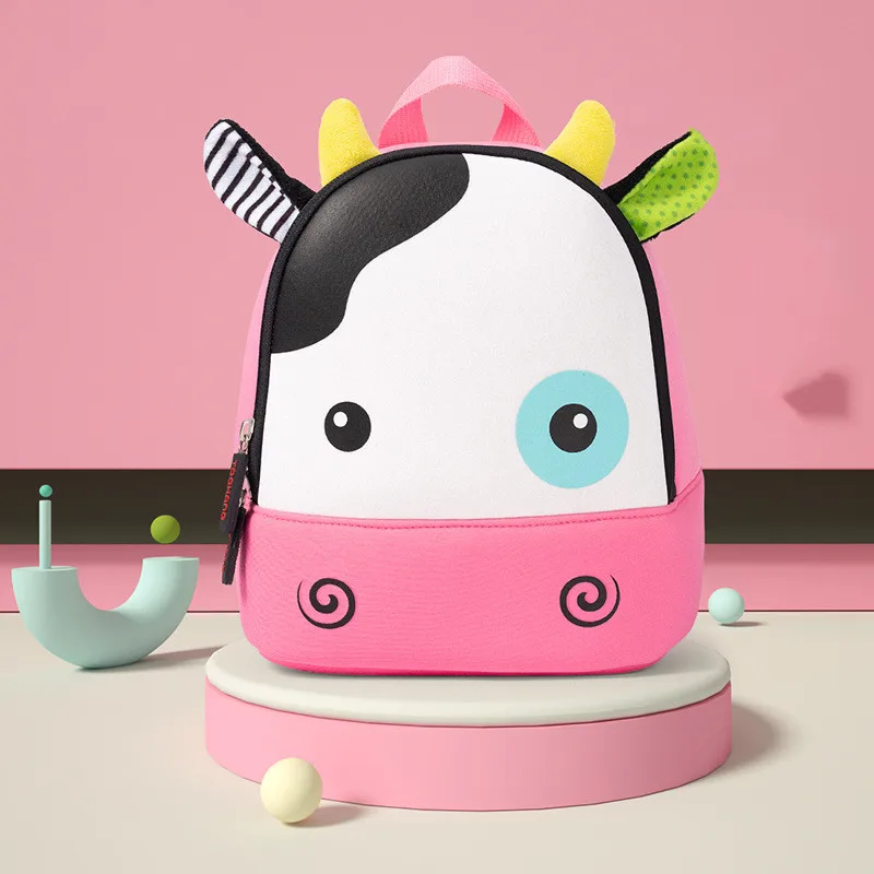 

Children's School Bag Baby Kindergarten Backpack Cartoon Animal Neoprene Backpack