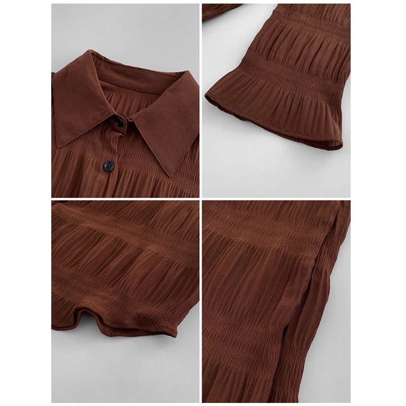 

Autumn Loose Blouse Women 2021 Casual Thin Long Sleeve Cardigan Chiffon Women Blouses Plus Size Female Shirt Blusas 8803 50